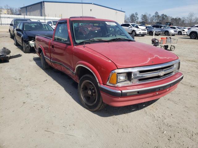 1GCCS14X7TK129172 - 1996 CHEVROLET S TRUCK S10 RED photo 4