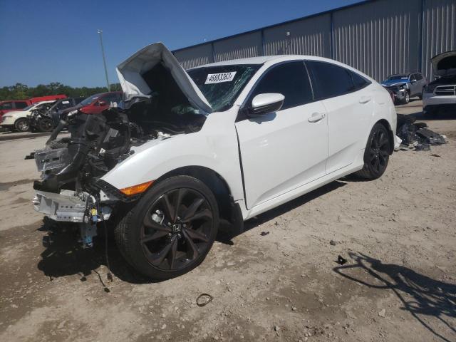 2HGFC2E86LH598866 - 2020 HONDA CIVIC SPORT 白色 照片 1