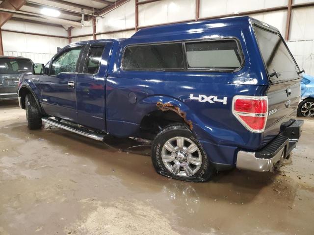 1FTFX1ET5BFC26615 - 2011 FORD F150 SUPER CAB BLUE photo 2