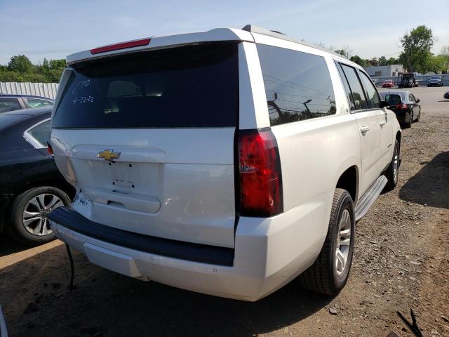 1GNSKJKC3FR535075 - 2015 CHEVROLET SUBURBAN K WHITE photo 4