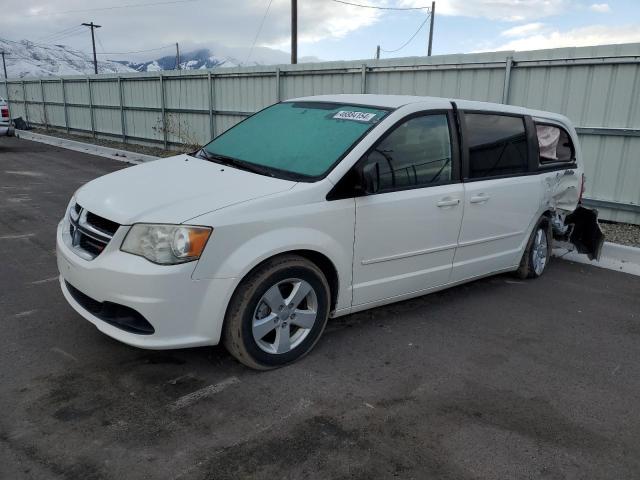 2C4RDGBG3DR763589 - 2013 DODGE GRAND CARA SE WHITE photo 1