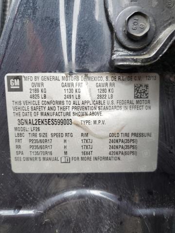 3GNAL2EK5ES599003 - 2014 CHEVROLET CAPTIVA LS 蓝色 照片 13