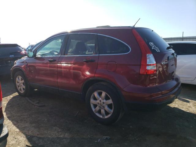 5J6RE3H49BL034094 - 2011 HONDA CR-V SE MAROON photo 2