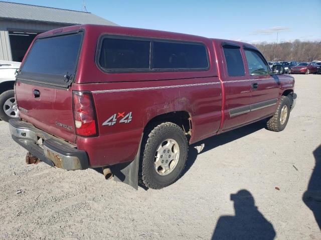 2GCEK19V041121092 - 2004 CHEVROLET SILVERADO K1500 BURGUNDY photo 3