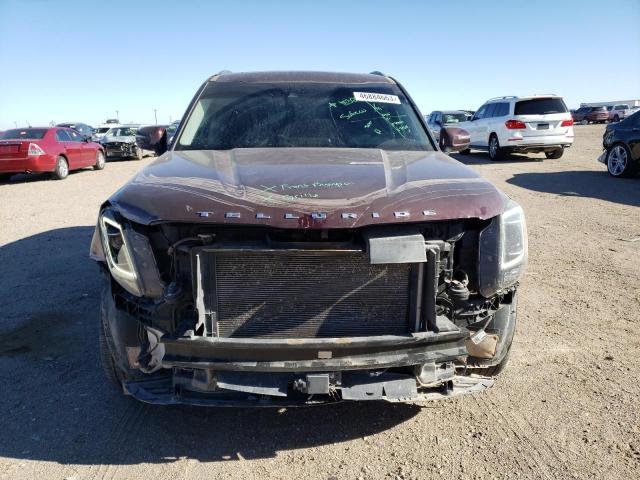 5XYP6DHC0LG026888 - 2020 KIA TELLURIDE S PURPLE photo 5