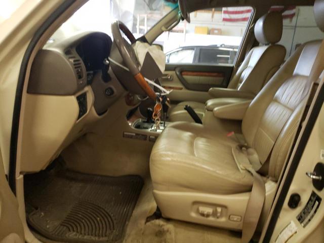 JTJHT00W664016992 - 2006 LEXUS LX 470 CREAM photo 7