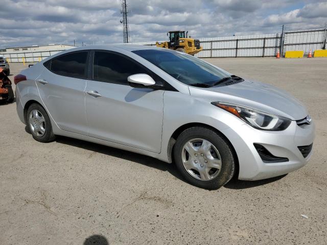 5NPDH4AE3GH670800 - 2016 HYUNDAI ELANTRA SE SILVER photo 4