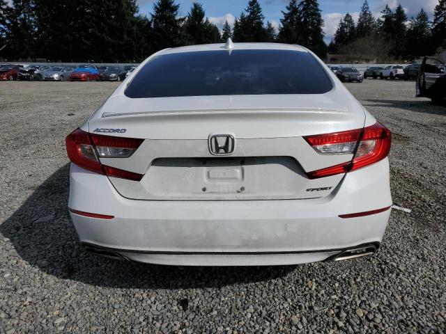 1HGCV1F33KA009327 - 2019 HONDA ACCORD SPORT WHITE photo 6