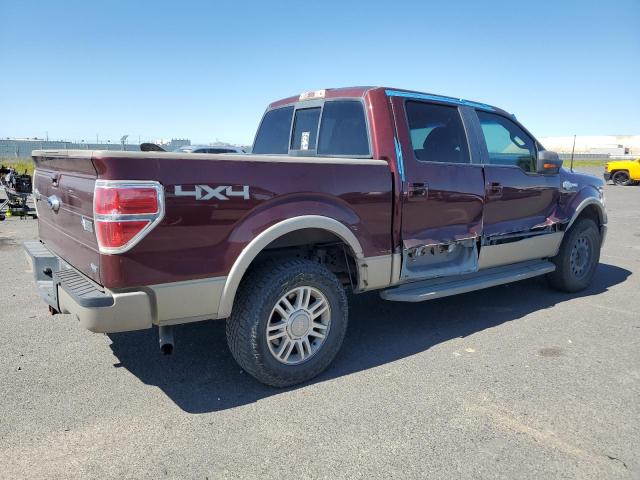 1FTFW1EV6AKA74225 - 2010 FORD F150 SUPERCREW BURGUNDY photo 3