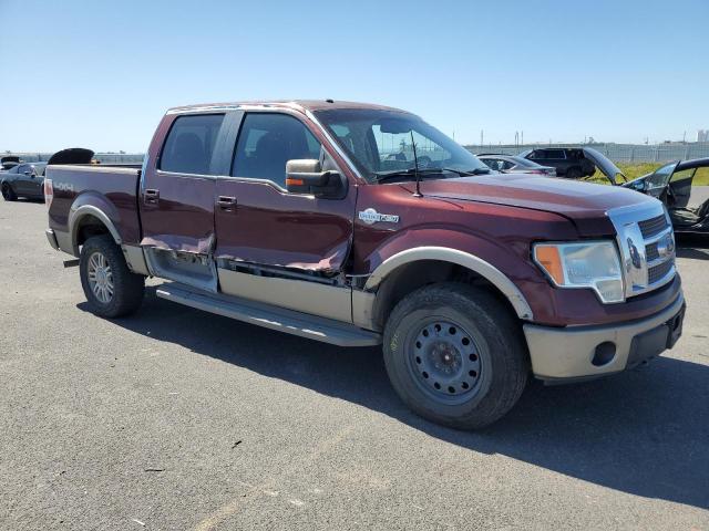 1FTFW1EV6AKA74225 - 2010 FORD F150 SUPERCREW BURGUNDY photo 4