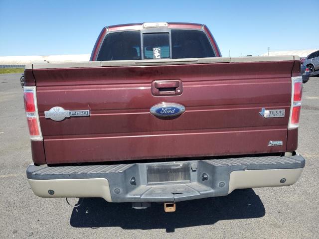 1FTFW1EV6AKA74225 - 2010 FORD F150 SUPERCREW BURGUNDY photo 6