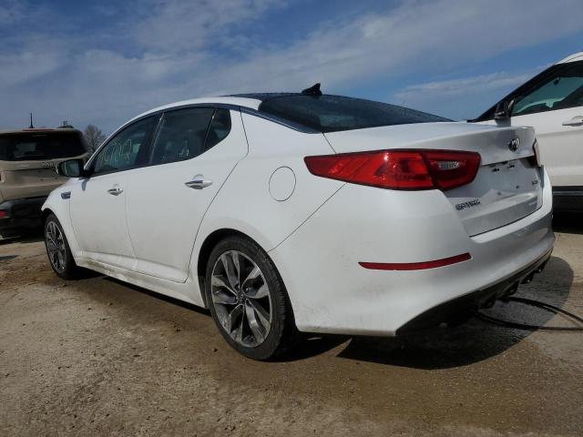 5XXGR4A62FG427301 - 2015 KIA OPTIMA SX WHITE photo 2