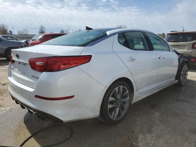 5XXGR4A62FG427301 - 2015 KIA OPTIMA SX WHITE photo 3