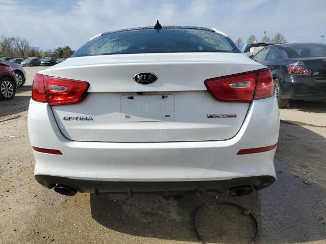 5XXGR4A62FG427301 - 2015 KIA OPTIMA SX WHITE photo 6