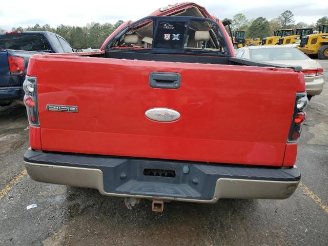 1FTPW14506KB52186 - 2006 FORD F150 SUPERCREW RED photo 6