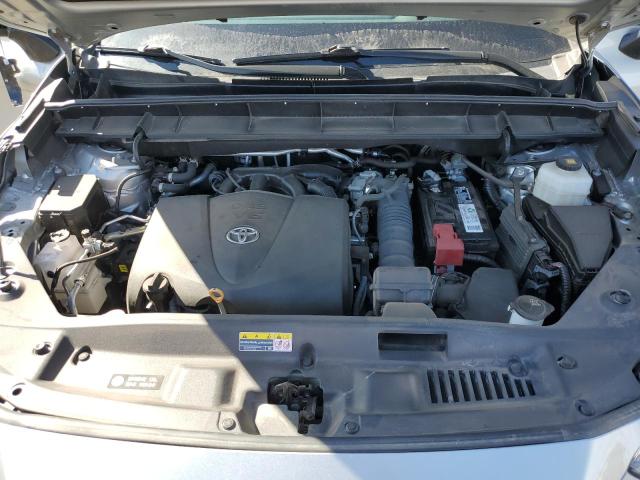 5TDGZRBH0NS565185 - 2022 TOYOTA HIGHLANDER XLE 银色 照片 12