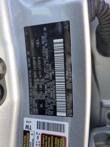 5TDGZRBH0NS565185 - 2022 TOYOTA HIGHLANDER XLE 银色 照片 13