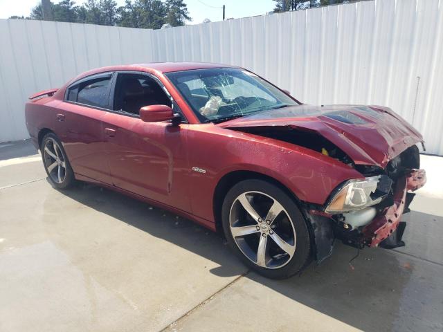 2C3CDXHG8EH295223 - 2014 DODGE CHARGER SXT BURGUNDY photo 4