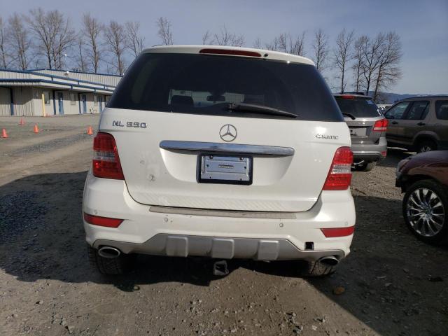 4JGBB7CB2AA593425 - 2010 MERCEDES-BENZ ML 550 4MATIC WHITE photo 6