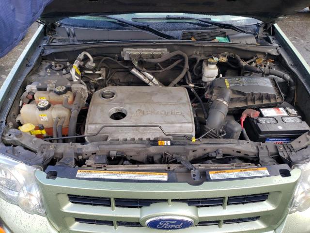 1FMCU4K33AKA95249 - 2010 FORD ESCAPE HYBRID GREEN photo 11