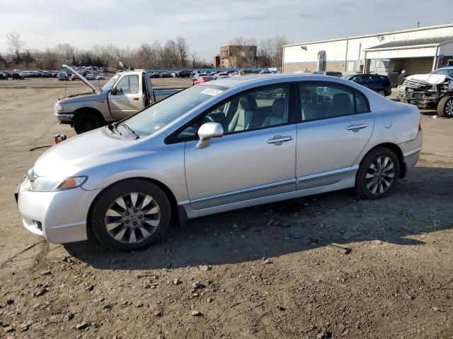 2HGFA1F90AH315625 - 2010 HONDA CIVIC EXL SILVER photo 1