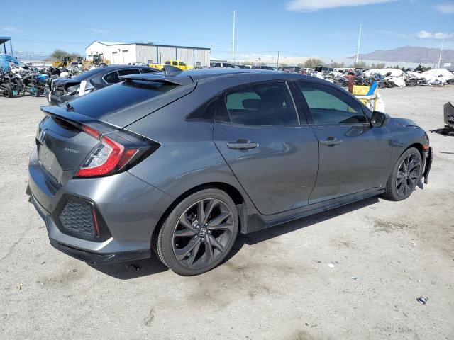 SHHFK7H4XKU205235 - 2019 HONDA CIVIC SPORT GRAY photo 3