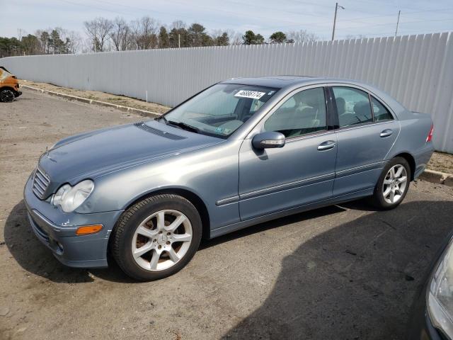 WDBRF92H17F913174 - 2007 MERCEDES-BENZ C 280 4MATIC BLUE photo 1