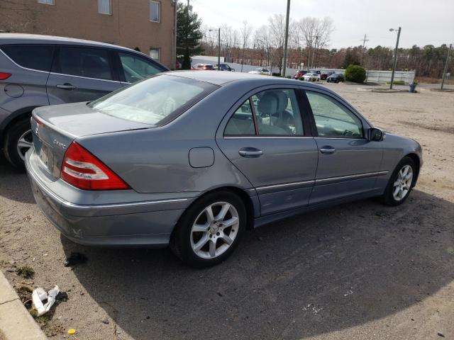 WDBRF92H17F913174 - 2007 MERCEDES-BENZ C 280 4MATIC BLUE photo 3