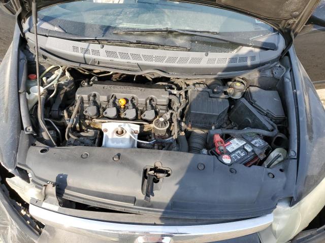 1HGFA16928L063261 - 2008 HONDA CIVIC EXL შავი ფოტო 11