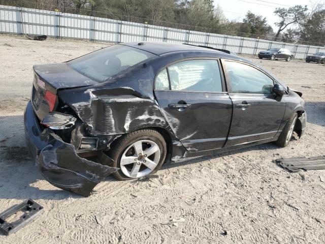 1HGFA16928L063261 - 2008 HONDA CIVIC EXL BLACK photo 3