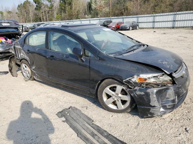 1HGFA16928L063261 - 2008 HONDA CIVIC EXL შავი ფოტო 4