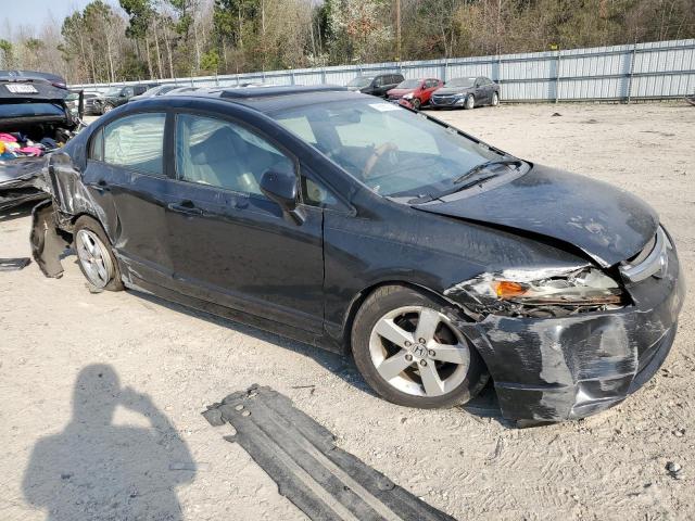 1HGFA16928L063261 - 2008 HONDA CIVIC EXL BLACK photo 4