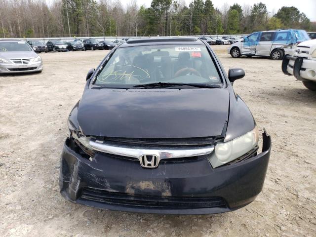 1HGFA16928L063261 - 2008 HONDA CIVIC EXL BLACK photo 5