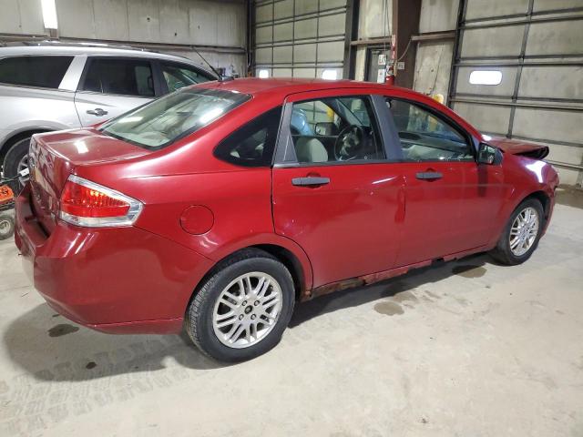 1FAHP3FN5BW161002 - 2011 FORD FOCUS SE RED photo 3