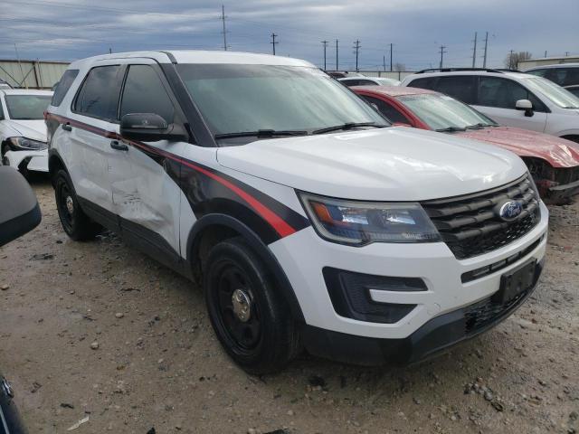 1FM5K8AR5HGD58415 - 2017 FORD EXPLORER POLICE INTERCEPTOR WHITE photo 4