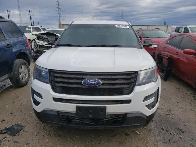 1FM5K8AR5HGD58415 - 2017 FORD EXPLORER POLICE INTERCEPTOR WHITE photo 5