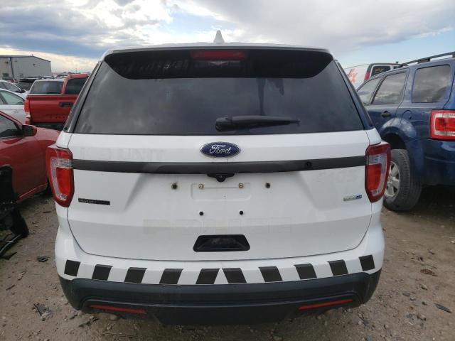 1FM5K8AR5HGD58415 - 2017 FORD EXPLORER POLICE INTERCEPTOR WHITE photo 6