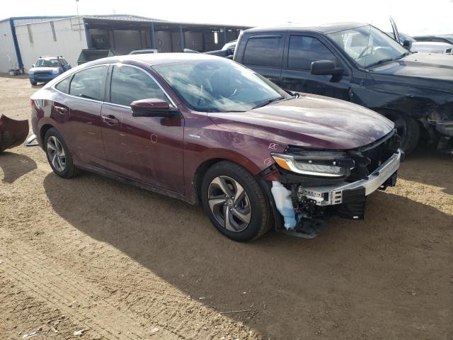 19XZE4F56KE004986 - 2019 HONDA INSIGHT EX MAROON photo 4