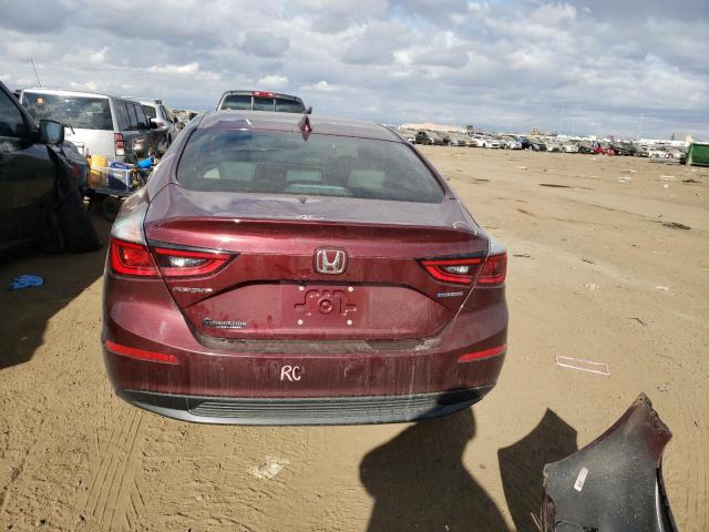 19XZE4F56KE004986 - 2019 HONDA INSIGHT EX MAROON photo 6