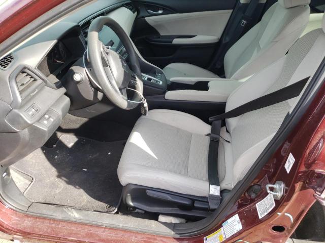 19XZE4F56KE004986 - 2019 HONDA INSIGHT EX MAROON photo 7