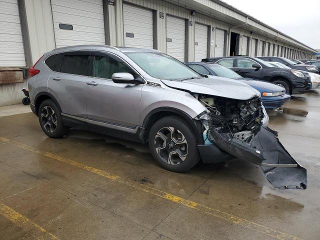 2HKRW2H90HH615392 - 2017 HONDA CR-V TOURING SILVER photo 4