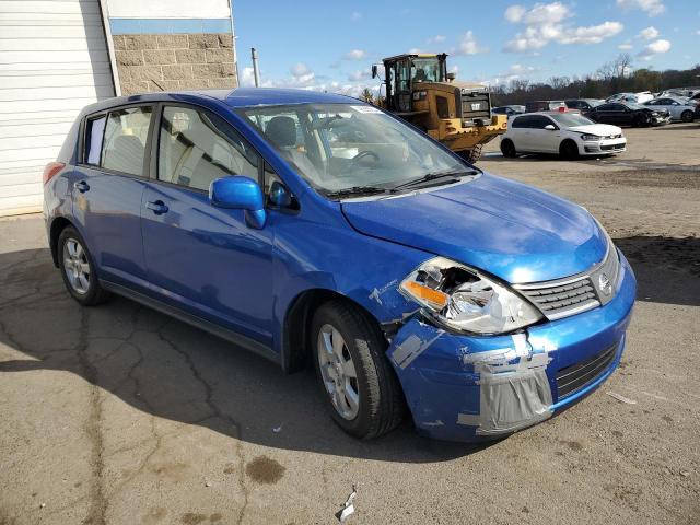 3N1BC13EX7L352130 - 2007 NISSAN VERSA S BLUE photo 4