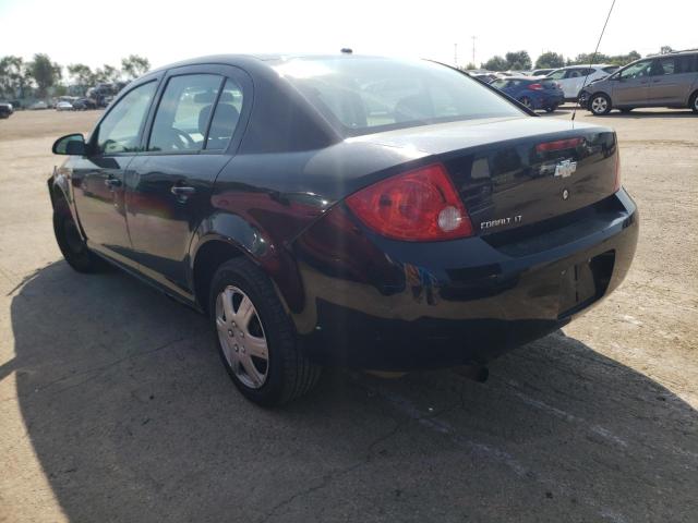 1G1AL58F787105888 - 2008 CHEVROLET COBALT LT BLACK photo 3