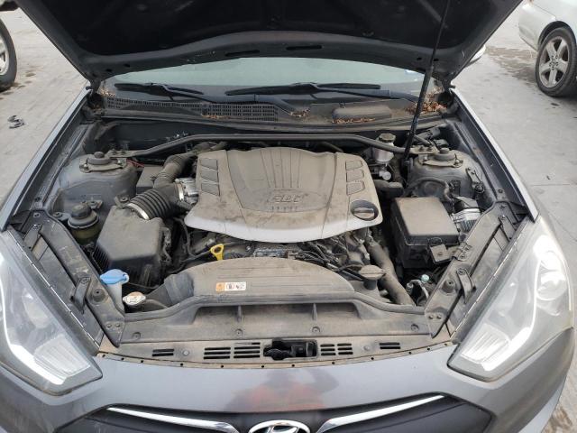 KMHHU6KJXFU122328 - 2015 HYUNDAI GENESIS CO 3.8L GRAY photo 11