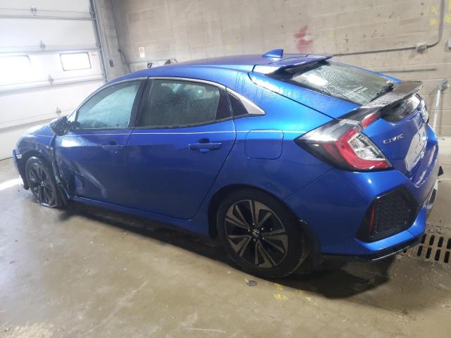 SHHFK7H6XHU217217 - 2017 HONDA CIVIC EX BLUE photo 2