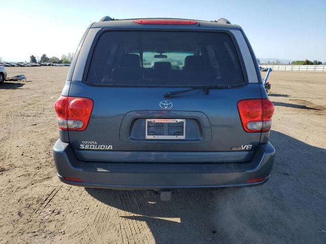 5TDZT34A86S271056 - 2006 TOYOTA SEQUOIA SR5 BLUE photo 6