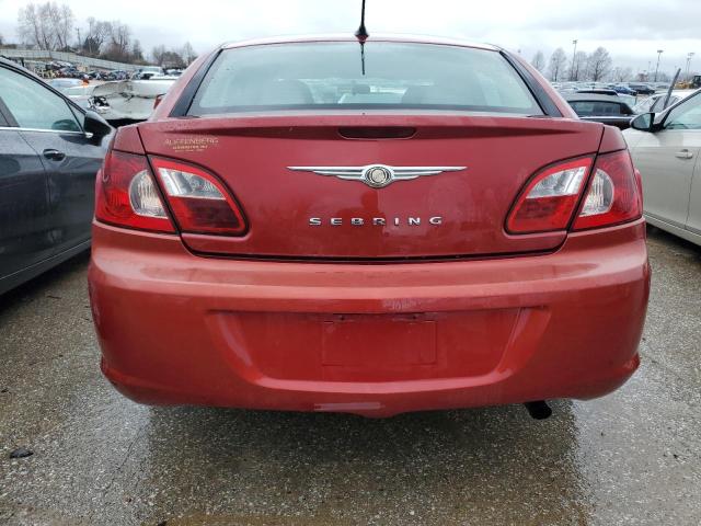 1C3LC46K67N517132 - 2007 CHRYSLER SEBRING RED photo 6