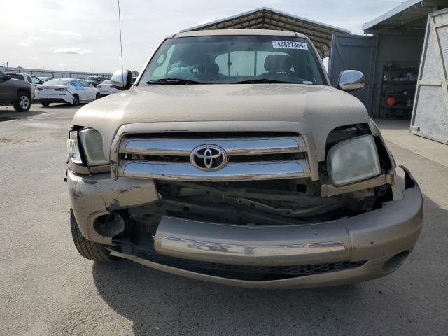 5TBRN34183S415400 - 2003 TOYOTA TUNDRA ACCESS CAB SR5 TAN photo 5