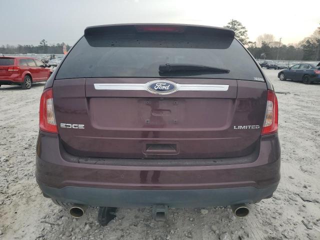 2FMDK3KCXBBA04185 - 2011 FORD EDGE LIMITED BURGUNDY photo 6