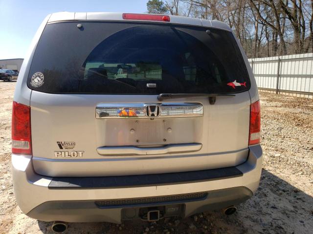 5FNYF3H53CB011910 - 2012 HONDA PILOT EXL SILVER photo 6